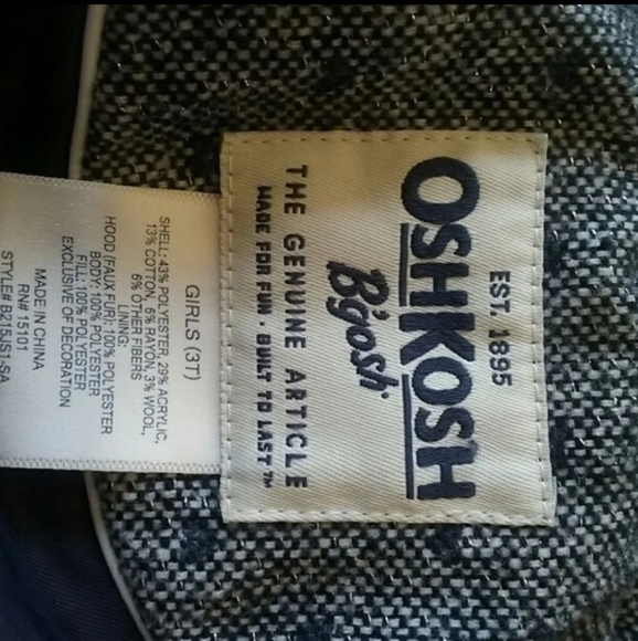 3t oshkosh jacket - Picture 4 of 4